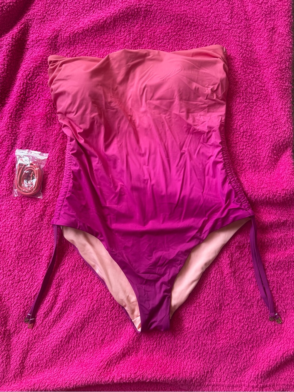 Pink Ombre Swimsuit - XL